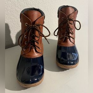 YoKi Navy Duck Boots